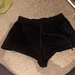 PINK Victoria's Secret Black Athletic Shorts